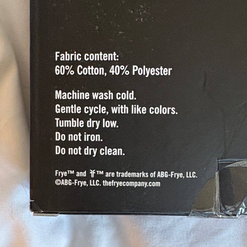 Super soft!! Frye Men's Crew Neck T-Shirts 4-Pack in Blue and Gray - Picture 3 of 5